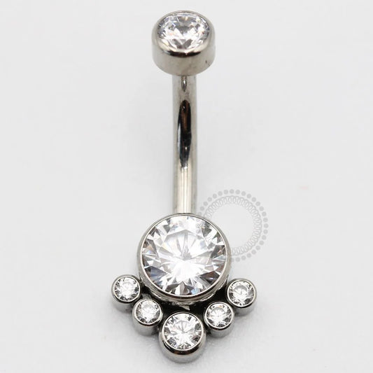 TN142 Navel Piercing Decorada Modelo 1