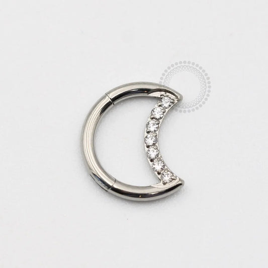 TN444 Lua Daith Cravejado Titânio ASTM F136