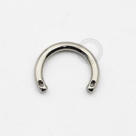 TN1132 Haste Ferradura Rosca Adorno Frontal Titânio ASTM F136