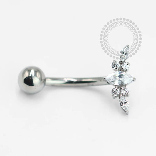 TN1491 Navel Brisa Floral Titânio ASTM -136